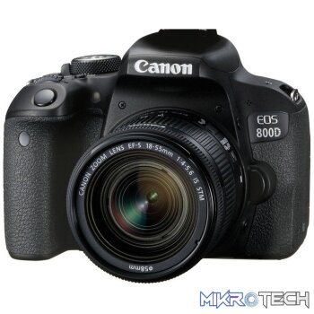 CANON EOS CAMERA PRO  800D 18-55 IS STM